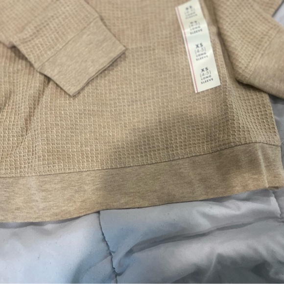 Cat & Jack 3 kids long sleeve soft waffle knit unisex pullover shirt many sizes - Picture 4 of 15